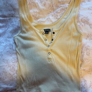 Wild Fable Light Yellow Tank Top